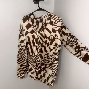 bailey rose boutique button down top, XS but runs big.